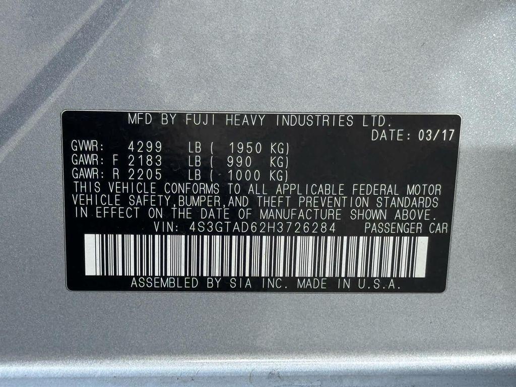 used 2017 Subaru Impreza car, priced at $12,998