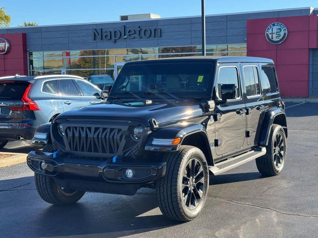 used 2021 Jeep Wrangler Unlimited 4xe car, priced at $29,389