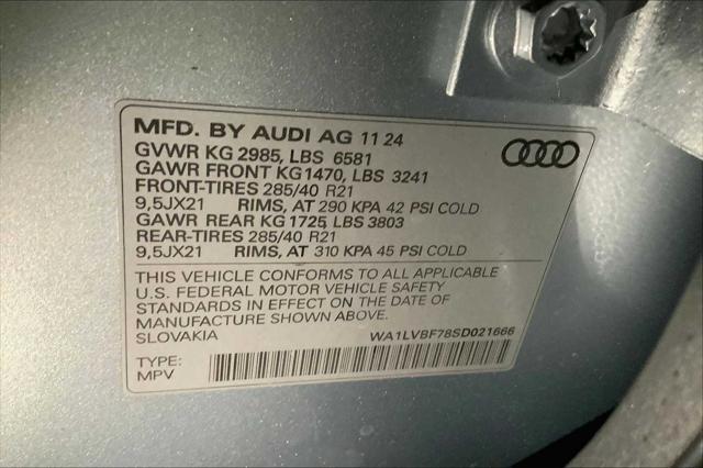 new 2025 Audi Q7 car, priced at $77,750