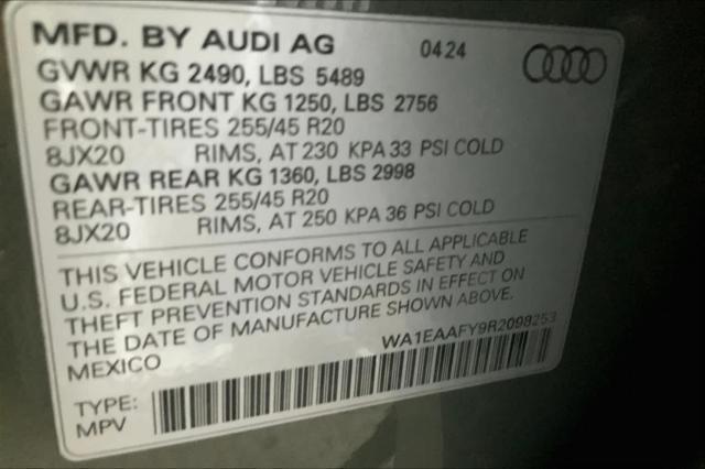 new 2024 Audi Q5 car, priced at $58,865