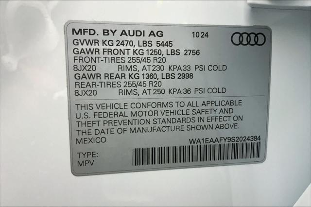 new 2025 Audi Q5 car, priced at $57,760