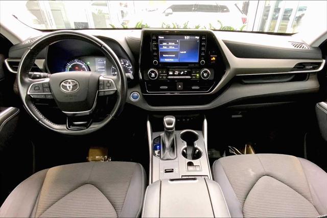 used 2021 Toyota Highlander Hybrid car, priced at $34,860