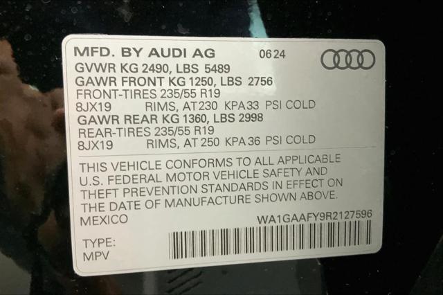 new 2024 Audi Q5 car, priced at $54,090