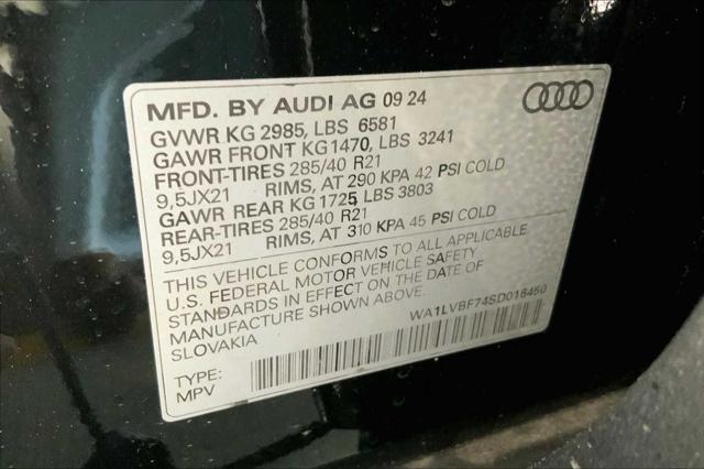 new 2025 Audi Q7 car, priced at $75,900