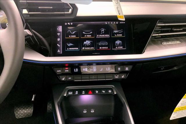 new 2025 Audi A3 car, priced at $46,535