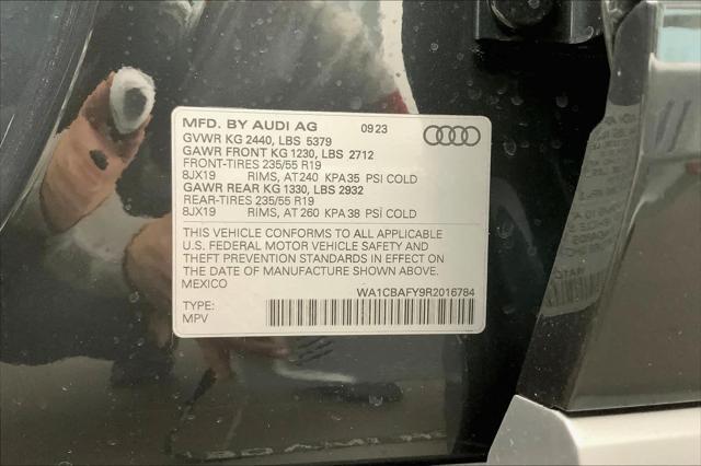 new 2024 Audi Q5 car, priced at $57,590