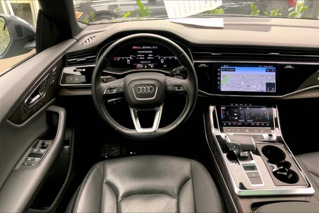 used 2021 Audi Q8 car, priced at $48,000