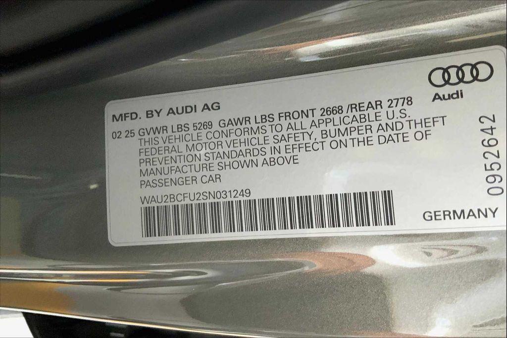 new 2025 Audi A5 car, priced at $57,575