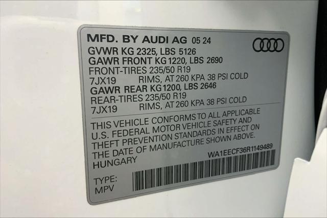 new 2024 Audi Q3 car, priced at $48,140