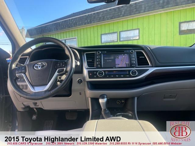 used 2015 Toyota Highlander car, priced at $17,995