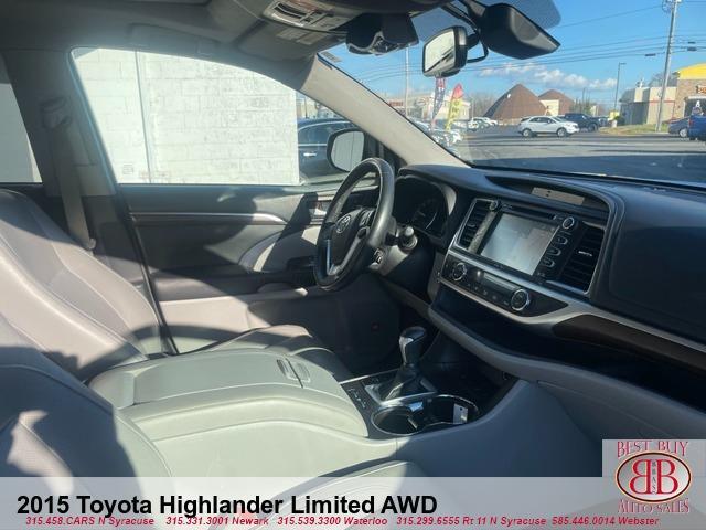 used 2015 Toyota Highlander car, priced at $17,995