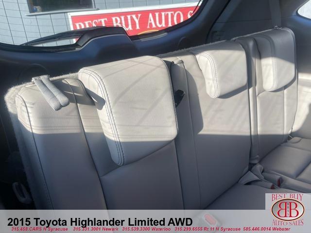 used 2015 Toyota Highlander car, priced at $17,995