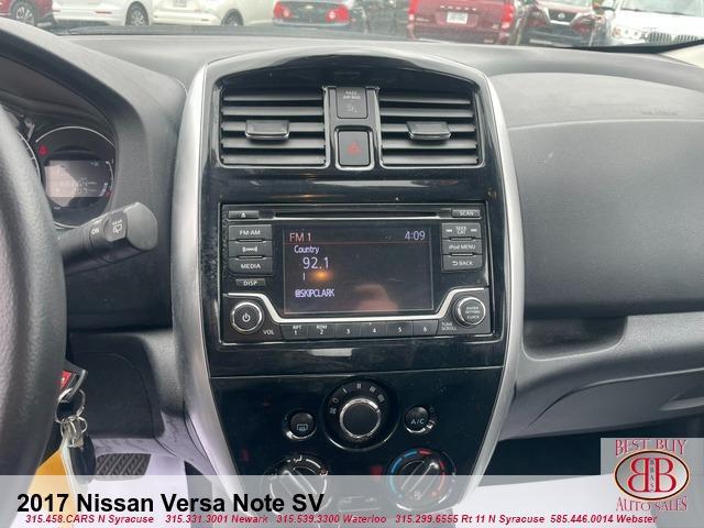 used 2017 Nissan Versa Note car, priced at $8,995