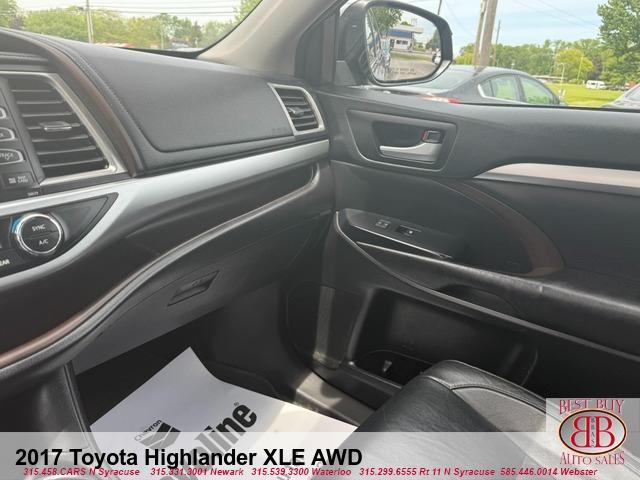 used 2017 Toyota Highlander car, priced at $18,995