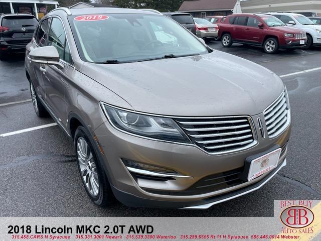 used 2018 Lincoln MKC car, priced at $16,995