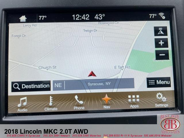 used 2018 Lincoln MKC car, priced at $16,995
