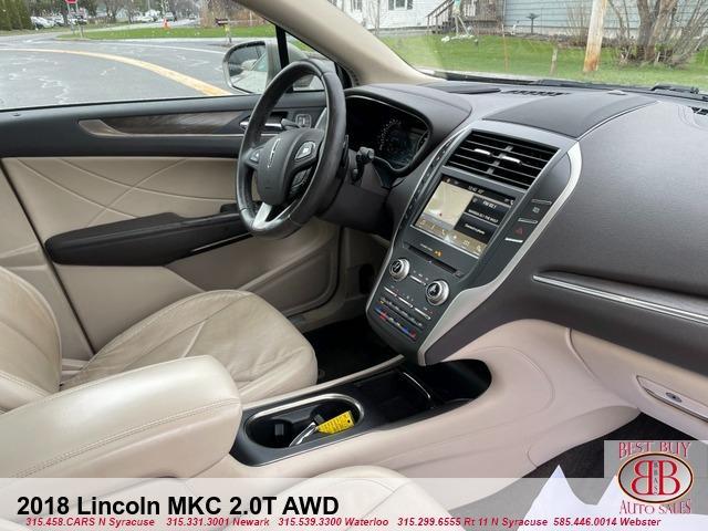 used 2018 Lincoln MKC car, priced at $16,995
