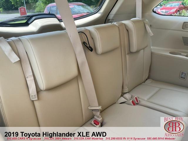 used 2019 Toyota Highlander car, priced at $23,995
