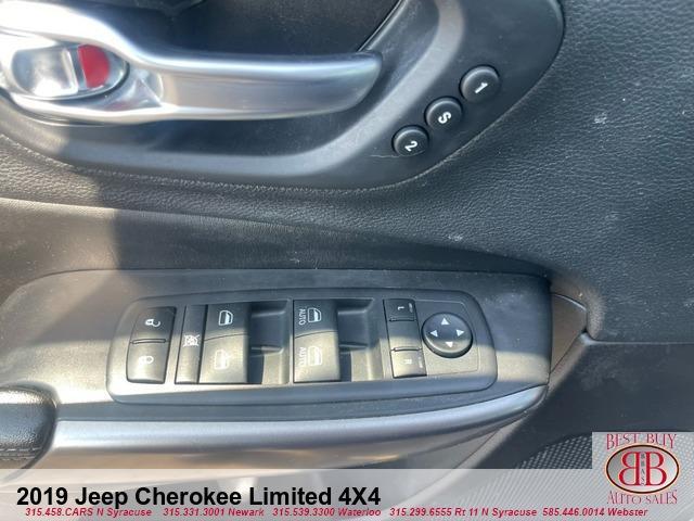 used 2019 Jeep Cherokee car, priced at $13,995