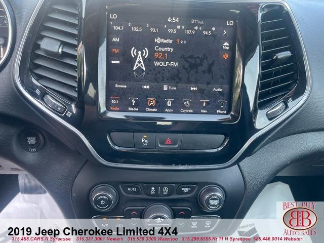 used 2019 Jeep Cherokee car, priced at $13,995