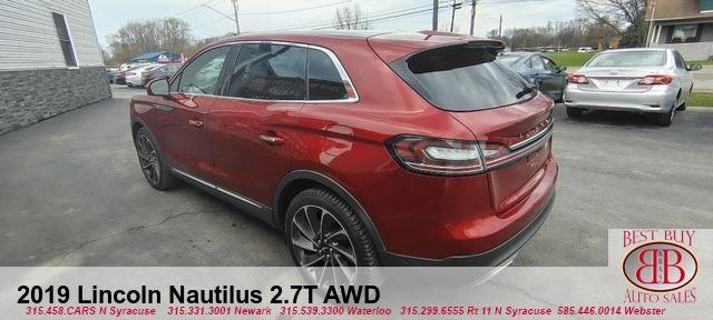 used 2019 Lincoln Nautilus car, priced at $18,995