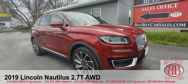 used 2019 Lincoln Nautilus car, priced at $18,995