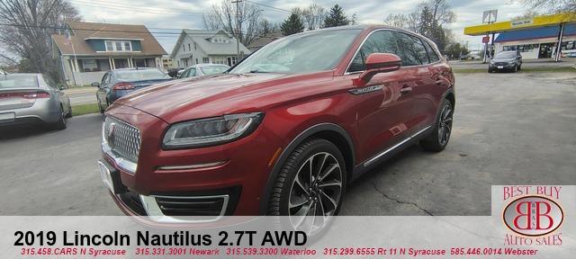 used 2019 Lincoln Nautilus car, priced at $18,995