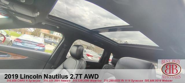 used 2019 Lincoln Nautilus car, priced at $18,995