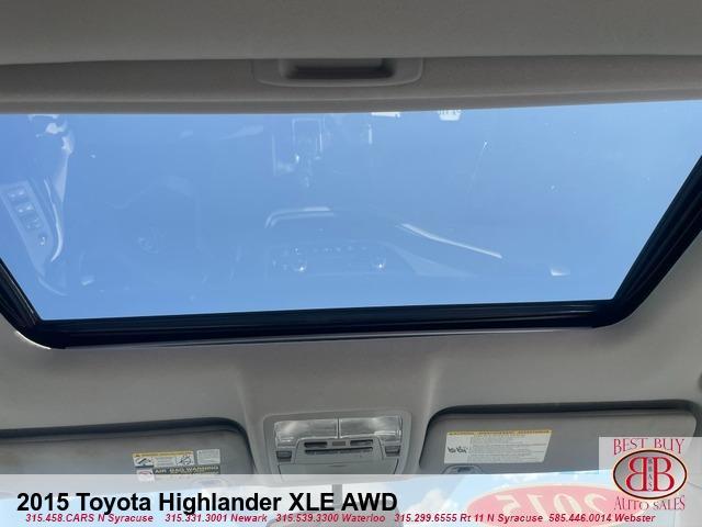used 2015 Toyota Highlander car, priced at $17,995