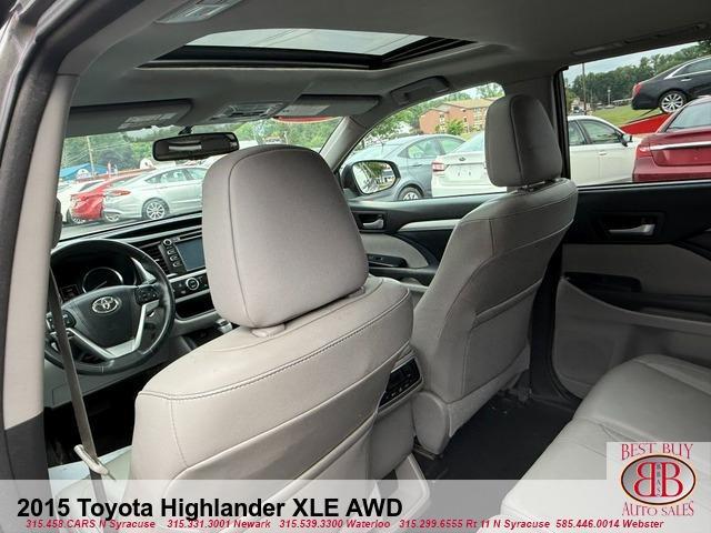 used 2015 Toyota Highlander car, priced at $16,995