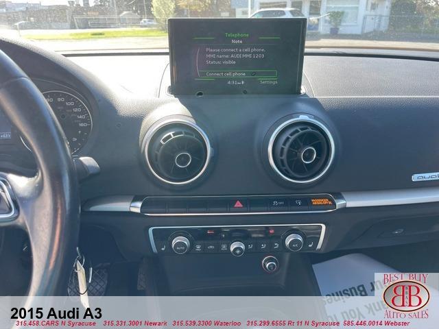 used 2015 Audi A3 car, priced at $11,995