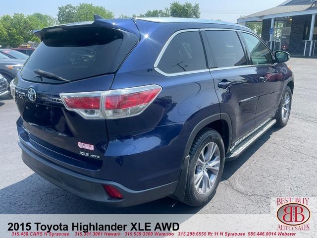 used 2015 Toyota Highlander car, priced at $15,995
