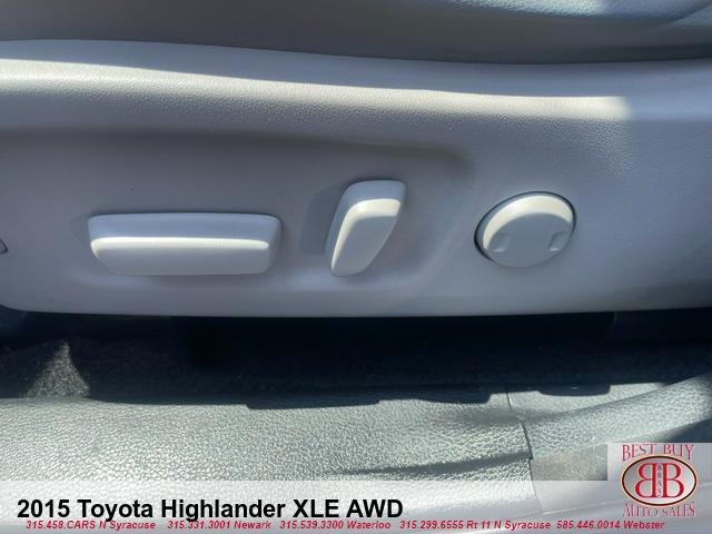 used 2015 Toyota Highlander car, priced at $15,995