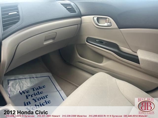 used 2012 Honda Civic car, priced at $10,995