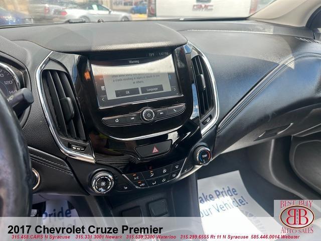 used 2017 Chevrolet Cruze car, priced at $8,995