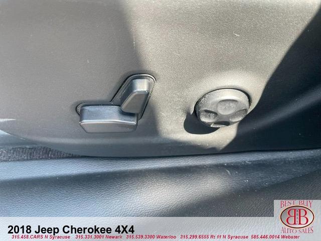 used 2018 Jeep Cherokee car, priced at $13,995