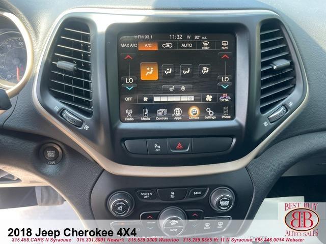 used 2018 Jeep Cherokee car, priced at $13,995