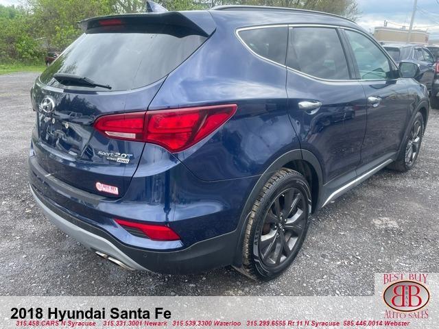 used 2018 Hyundai Santa Fe Sport car, priced at $14,995