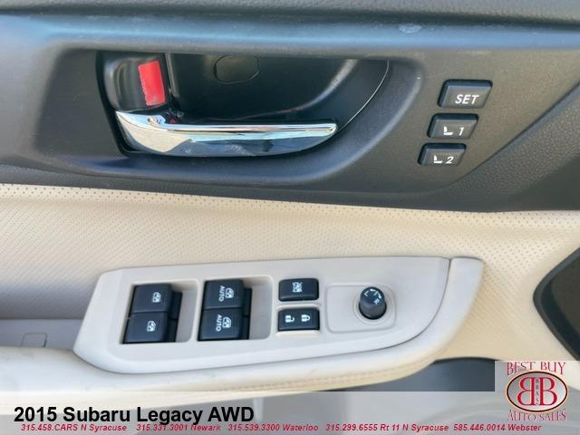 used 2015 Subaru Legacy car, priced at $13,995
