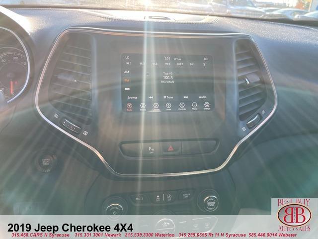 used 2019 Jeep Cherokee car, priced at $15,995