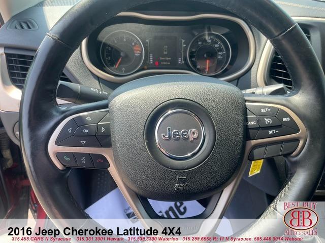 used 2016 Jeep Cherokee car, priced at $9,995