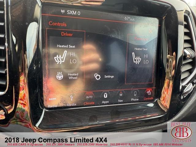 used 2018 Jeep Compass car, priced at $14,995