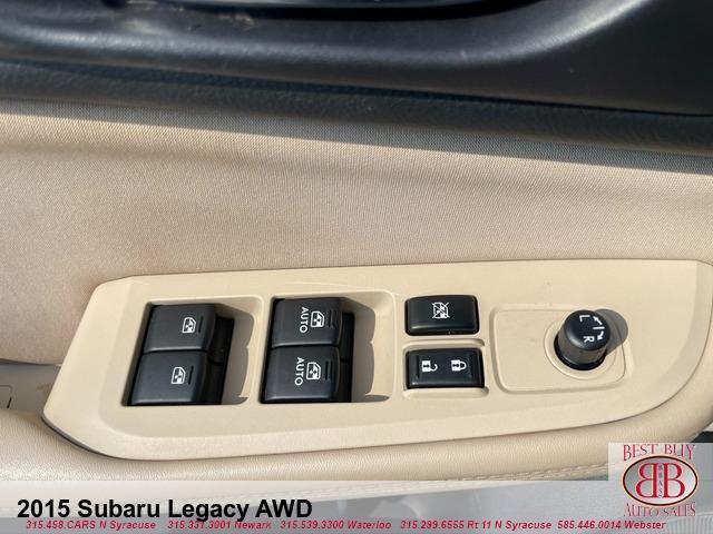 used 2015 Subaru Legacy car, priced at $9,995