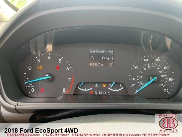 used 2018 Ford EcoSport car, priced at $9,995