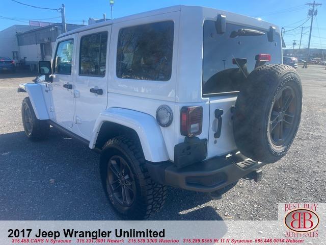 used 2017 Jeep Wrangler Unlimited car, priced at $21,995