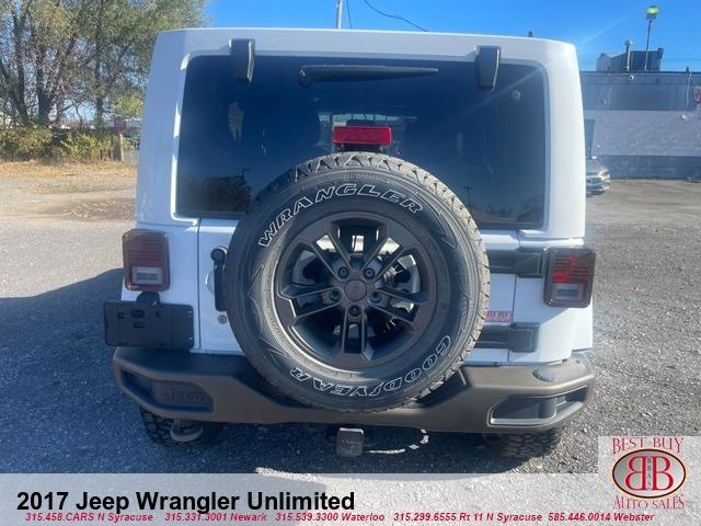 used 2017 Jeep Wrangler Unlimited car, priced at $21,995