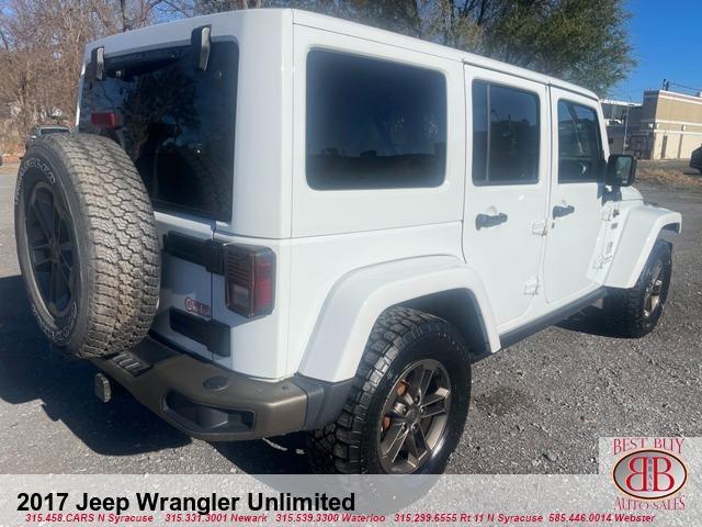 used 2017 Jeep Wrangler Unlimited car, priced at $21,995