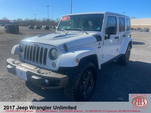 used 2017 Jeep Wrangler Unlimited car, priced at $21,995