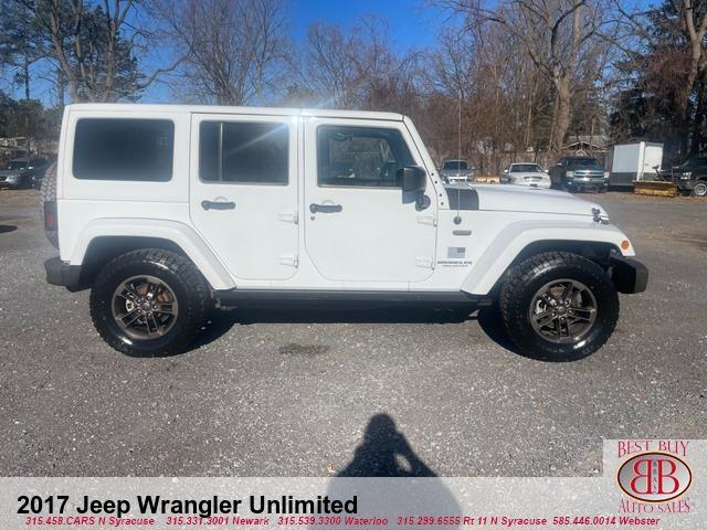 used 2017 Jeep Wrangler Unlimited car, priced at $21,995