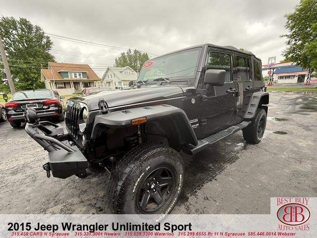 used 2015 Jeep Wrangler Unlimited car, priced at $14,995